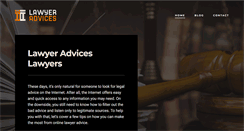 Desktop Screenshot of lawyeradvices.com